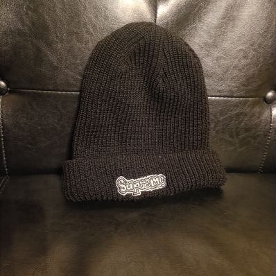 Supreme Gonz Logo Beanie "Black"