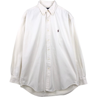 古着 ラルフローレン Ralph Lauren 長袖 ボタンダウンシャツ メンズM相当/eaa662956