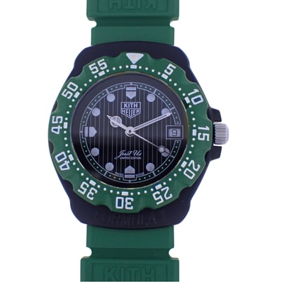 未使用 展示品 世界825本限定 TAG HEUER タグホイヤー フォーミュラ1 Kith エディション WA121L.BT0014 メンズ 腕時計