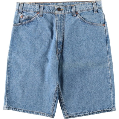 古着 90年代 リーバイス Levi's 550 オレンジタブ デニムショーツ ハーフパンツ ジョーツ USA製 メンズw34相当 ヴィンテージ/eaa653561
