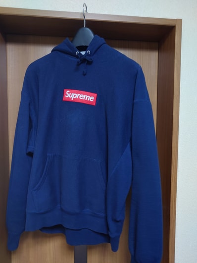 Supreme Box Logo Hooded Sweatshirt "Navy" (24FW)