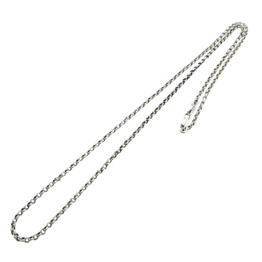 CHROME HEARTS クロムハーツ(原本無) 18inch NECKCHAIN R18 ロールチェーン18inch  ネックレス シルバー系【中古】