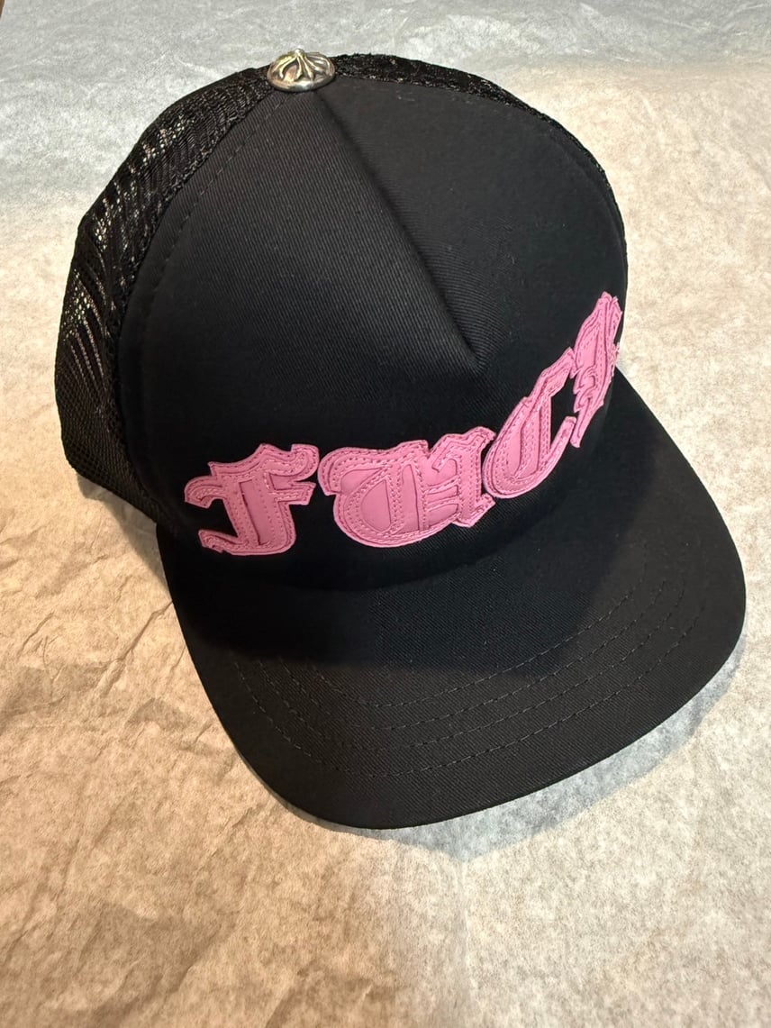 A (未使用に近い)】激レアCHROME HEARTSクロムハーツ TRUCKER CAP FUCK A (未使用に近い)】激レアCHROME HEARTSクロムハーツ TRUCKER CAP FUCK