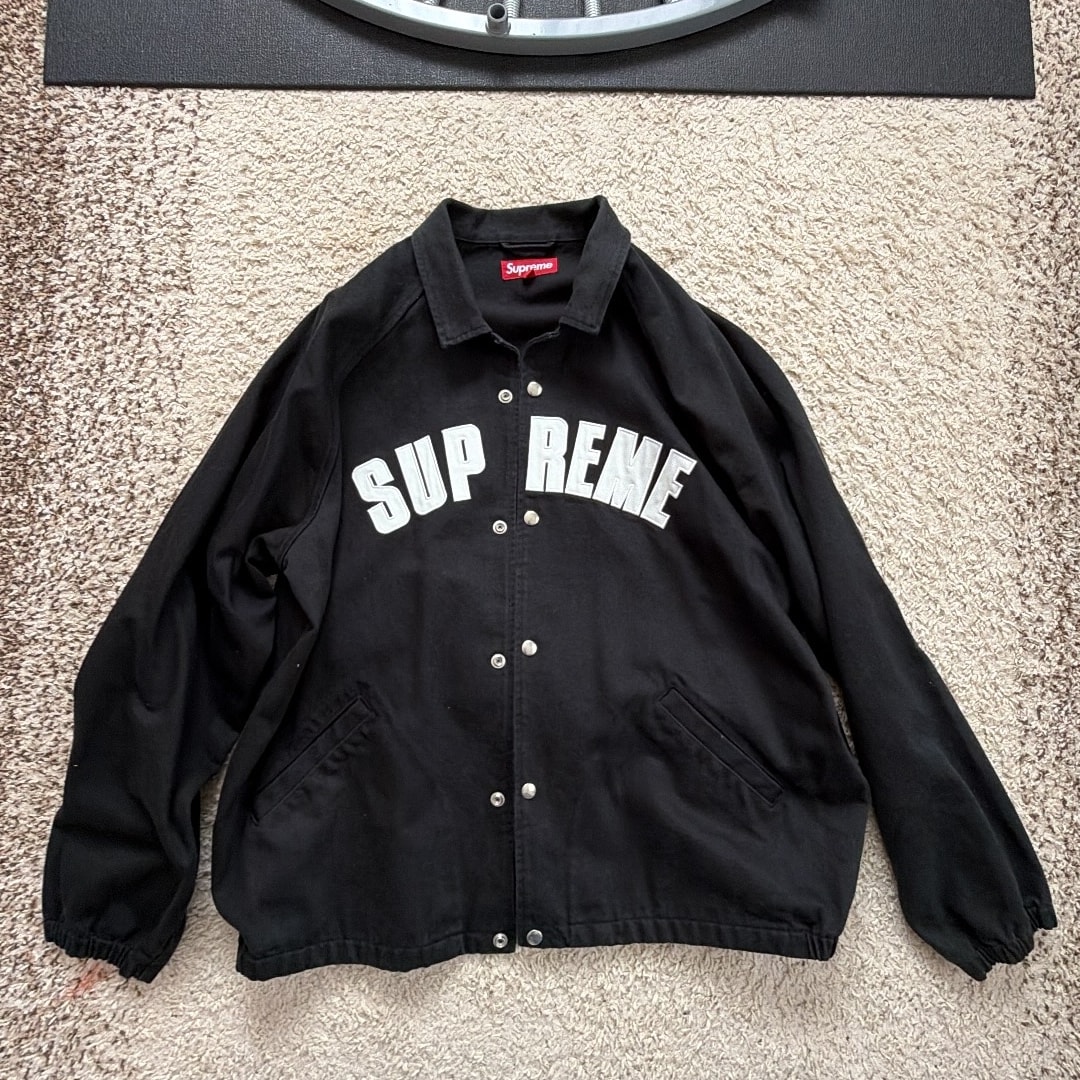 Supreme Arc Denim Coaches Jacket "Black"