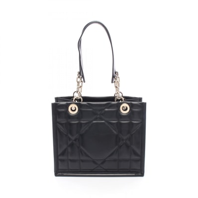 ディオール Dior アーキカナージュ エッセンシャル スモール トートバッグ バッグ レザー レディース ブラック系 M8720OZVJ 【中古】