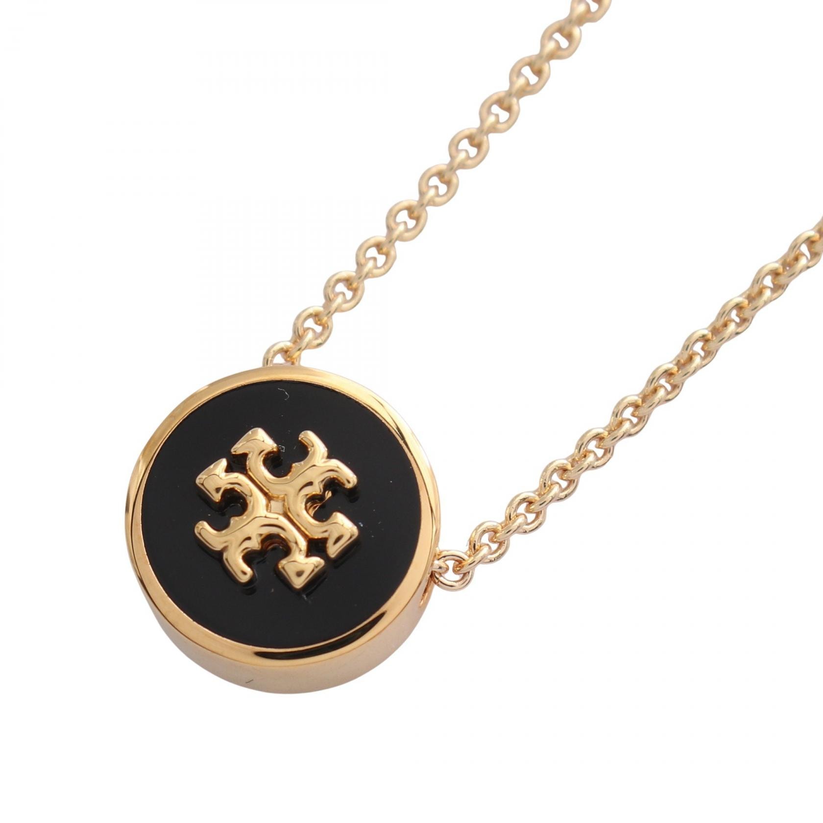 トリーバーチ Tory Burch KIRA キラ エナメル ペンダント ネックレス ジュエリー GP(ゴールドメッキ) レディース ゴールド系 / ブラック系 90549720 【新品】