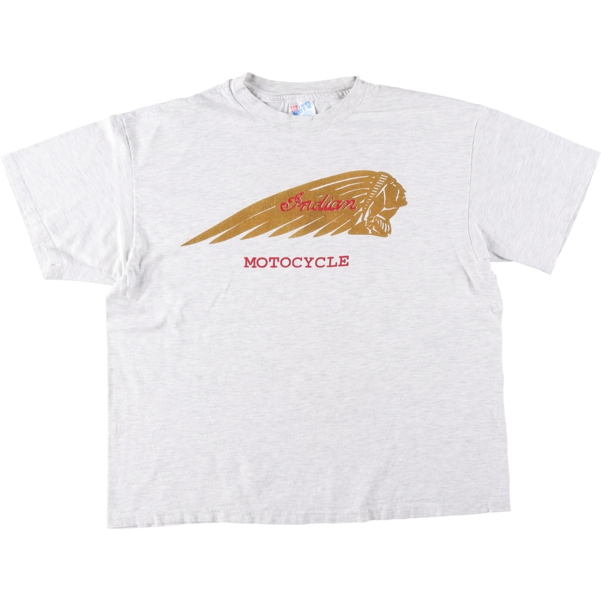 古着 90年代 ヘインズ Hanes BEEFY-T INDIAN MOTORCYCLE インディアンモーターサイクル モーターサイクル バイクTシャツ USA製 メンズL相当 ヴィンテージ/eaa645126