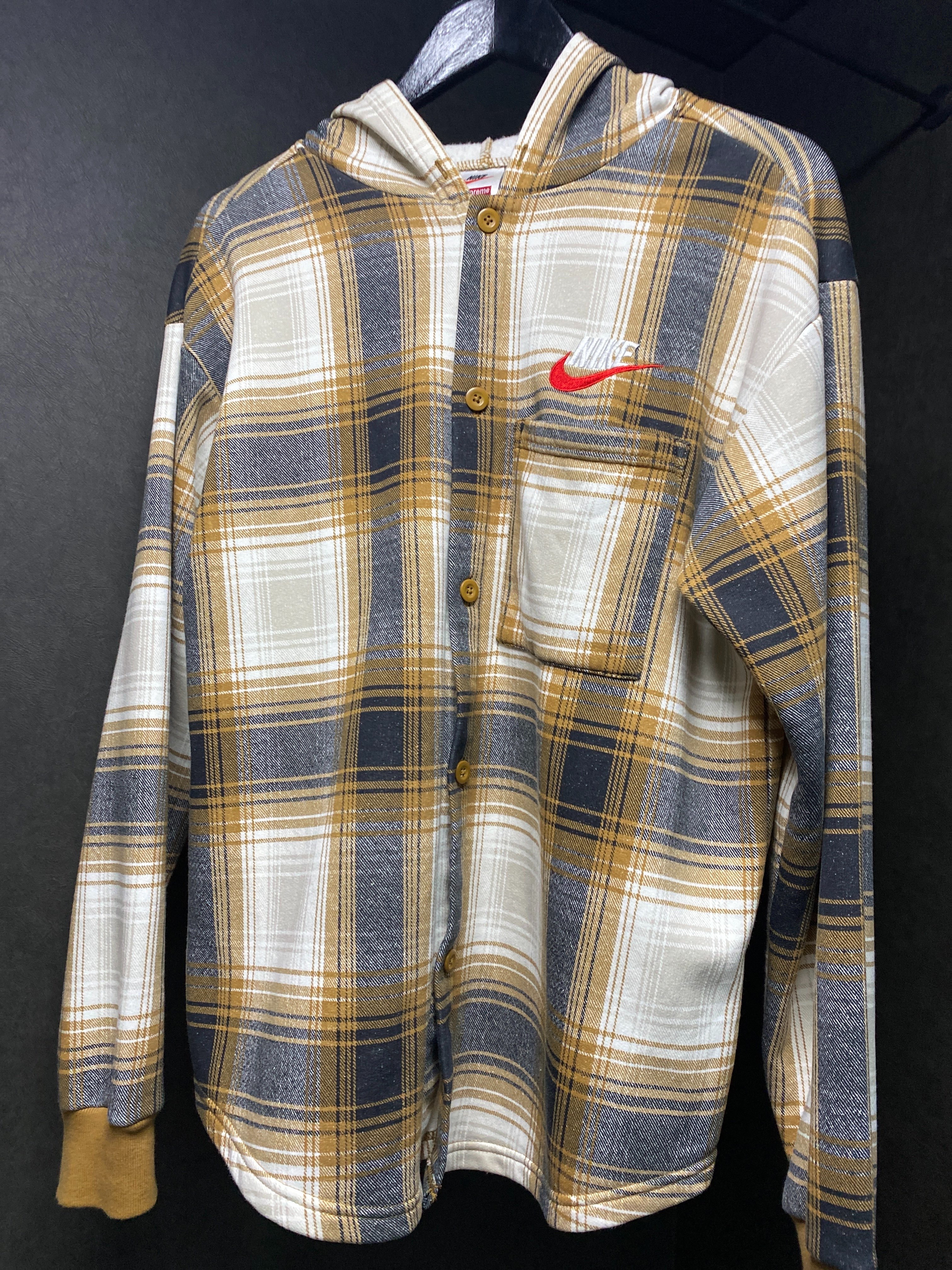 Supreme / NIKE® Hooded Sweatshirt "Mustard"