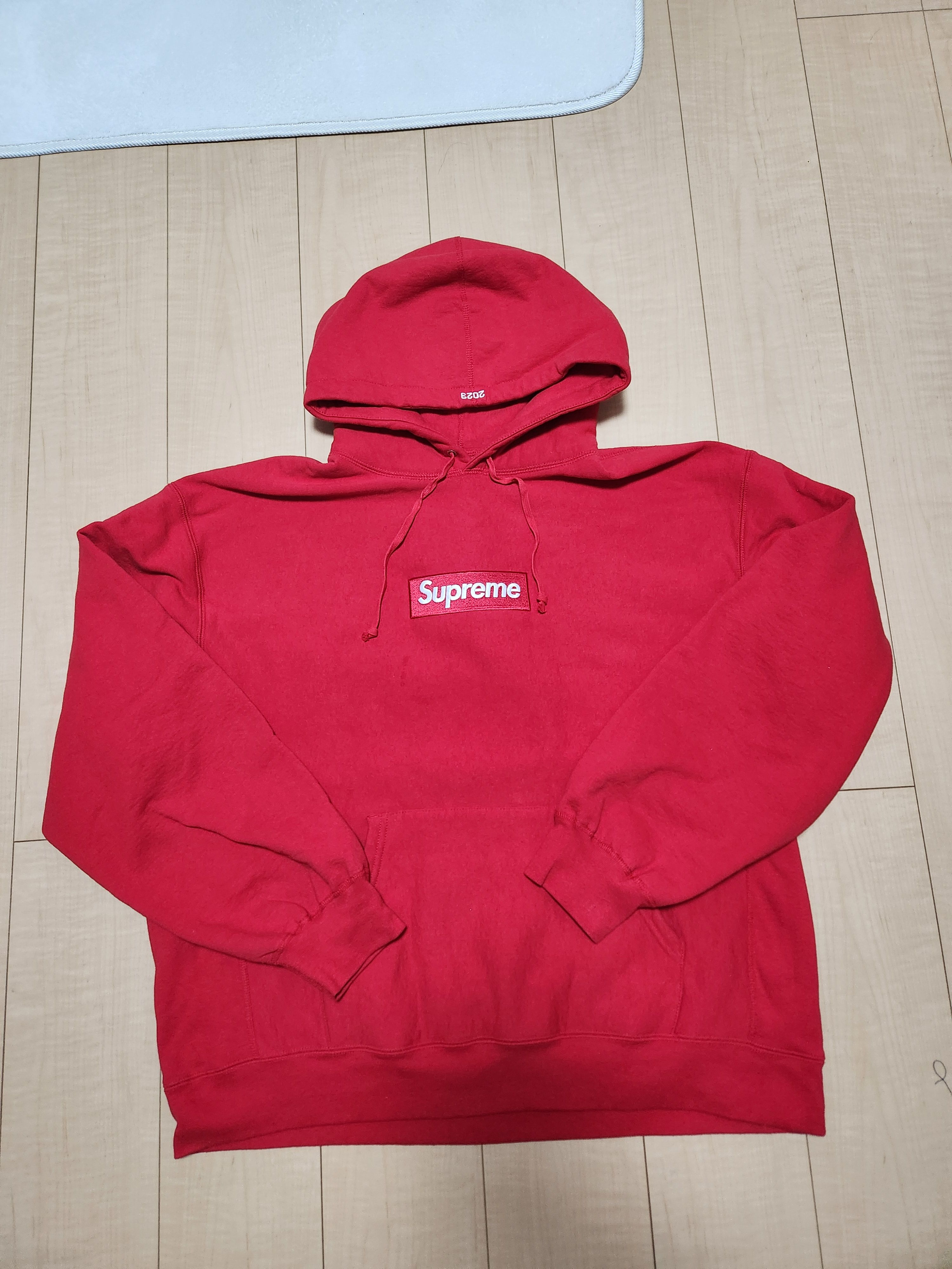 Supreme Box Logo Hooded Sweatshirt "Red" (23FW)