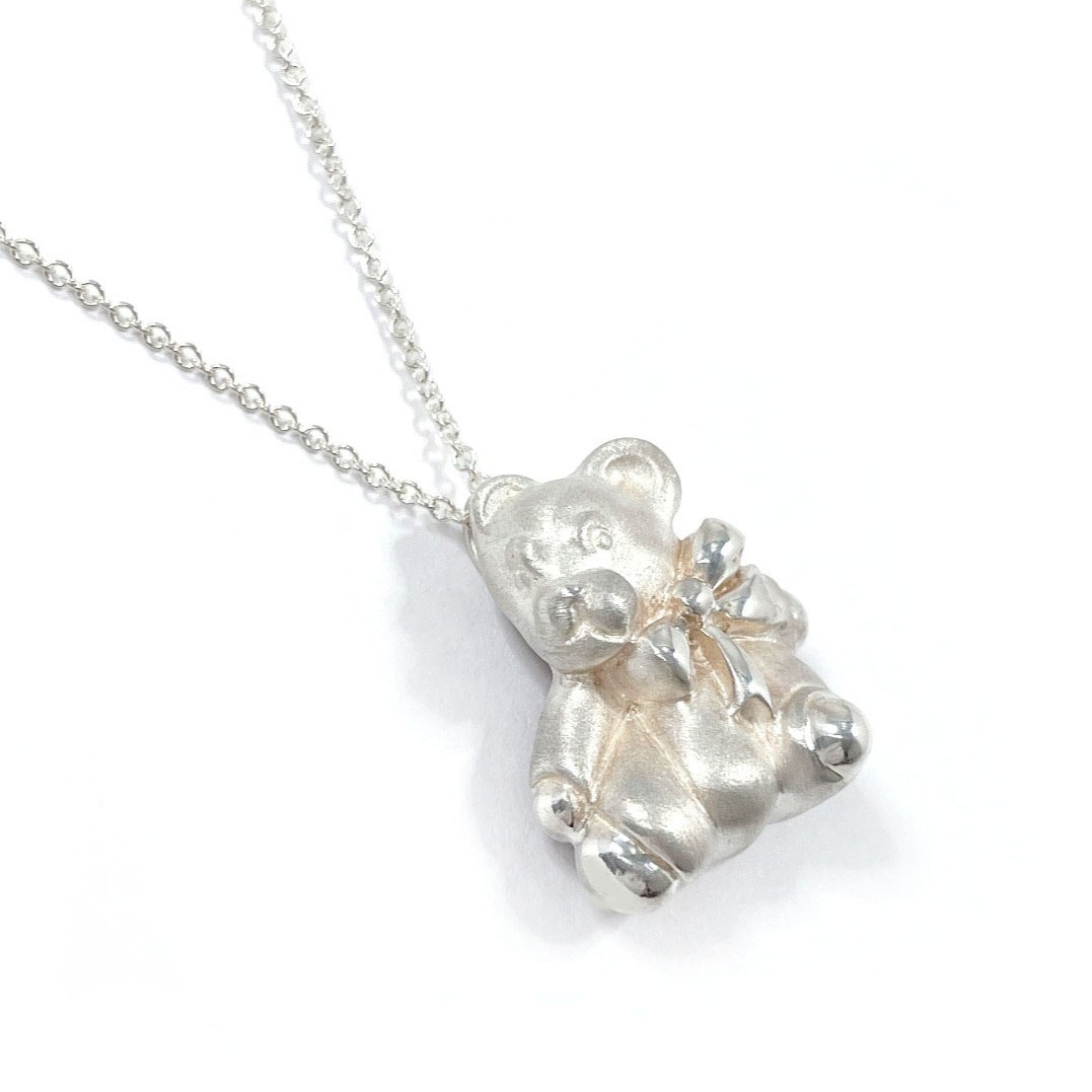 ティファニー ネックレス テディベア   シルバー