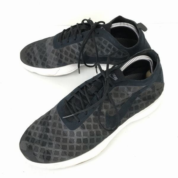 NIKE/FCRBコラボ★カモフラ柄/LUNAR REJUVEN8 MID+/スニーカー【28.0/黒】エフシーアールビー◆i-93