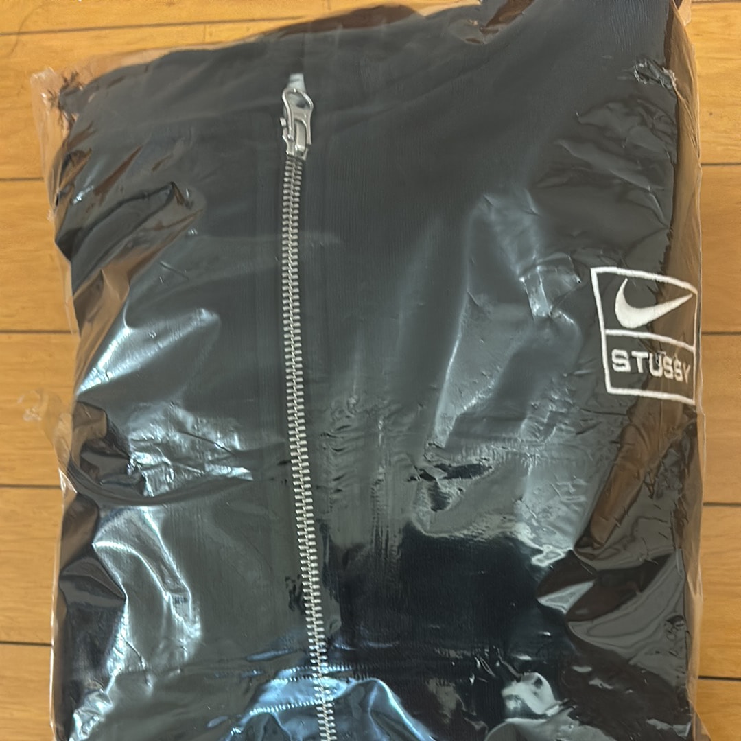 Stussy x Nike Stone Washed Fleece Zip Hoodie "Black" (US Size) FJ9175-010 