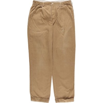 古着 ラルフローレン Ralph Lauren POLO by Ralph Lauren ツータック コーデュロイパンツ メンズw36相当/eaa528555