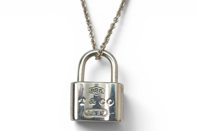 ティファニー ネックレス 1837 ロックチャーム SV925 シルバー レディース TIFFANY&Co.【中古】