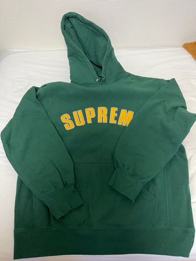Supreme Pearl Logo Hooded Sweatshirt "Dark Green"
