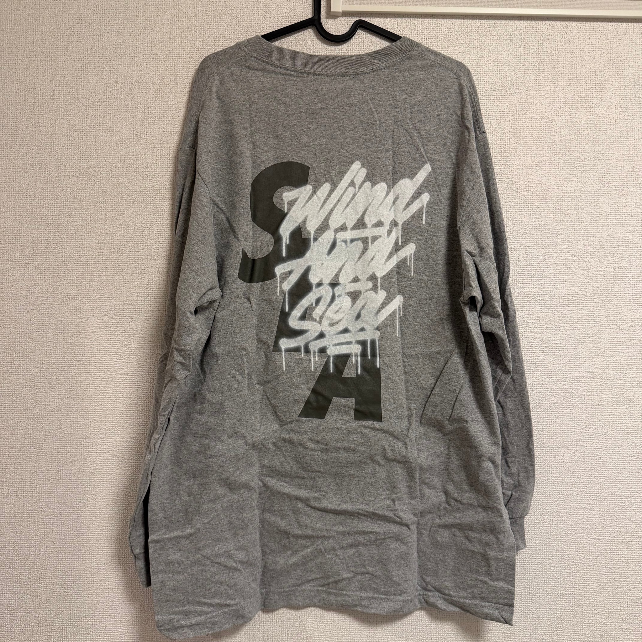 It's A Living x WIND AND SEA LS Tee "Gray"
