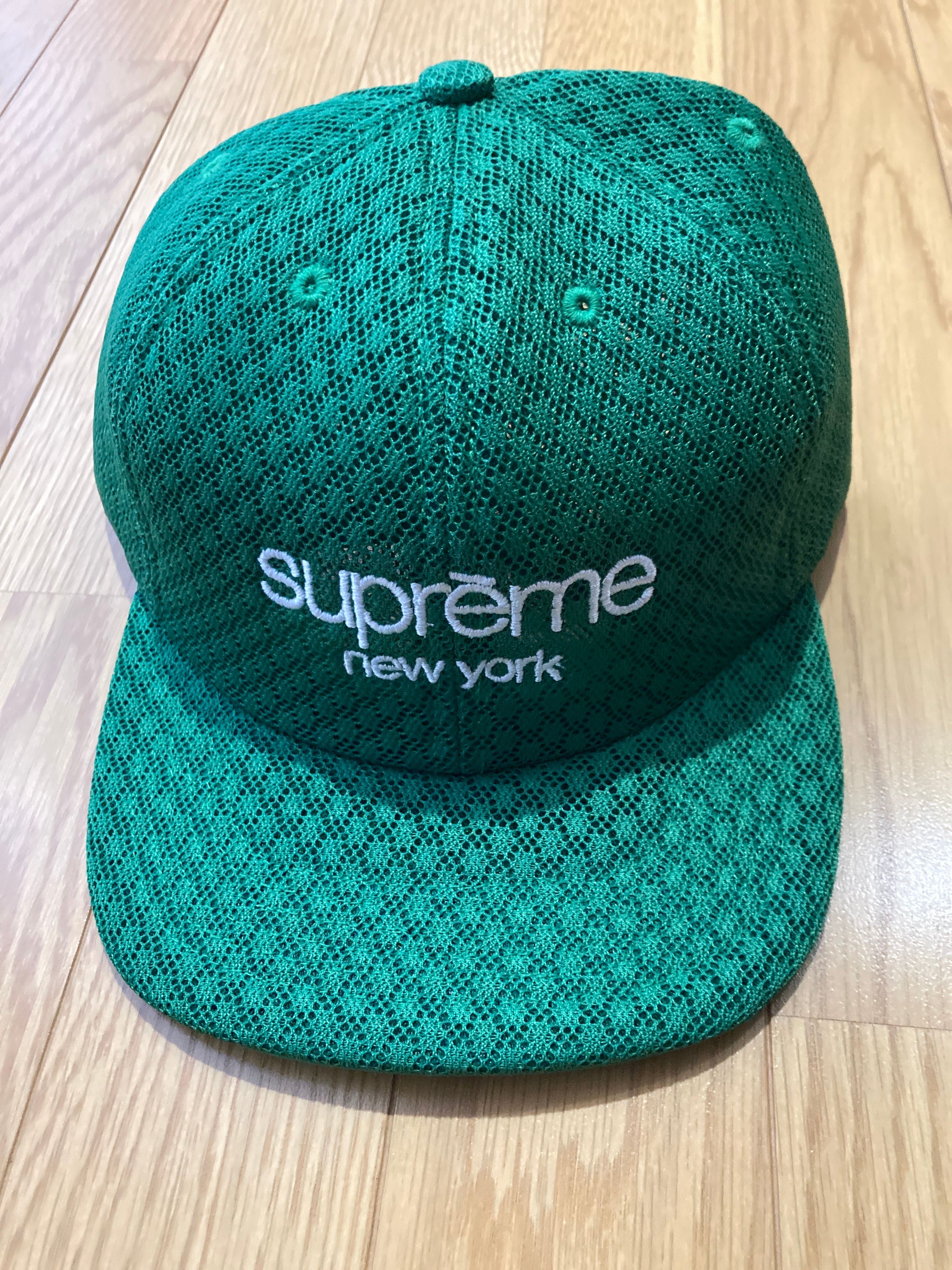 Supreme Classic Logo Air Mesh 6-Panel "Green"