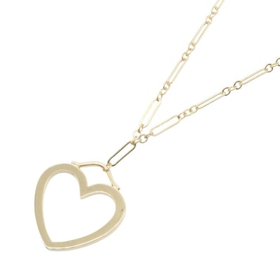 ティファニー TIFFANY&CO オープンハート ネックレス ネックレス ジュエリー K18(イエローゴールド) レディース ゴールド系 【中古】