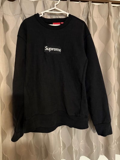 Supreme Box Logo Crewneck Sweatshirt "Black" (18FW)