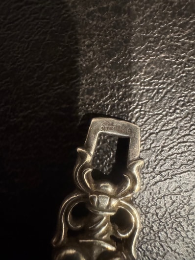 Chrome Hearts Dagger Heart Pendant "Silver"