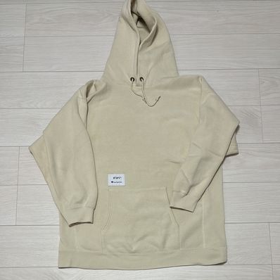 Wtaps ACADEMY / HOODED / COTTON. CHAMPION. REVERSE WEAVE "Sand"(782)