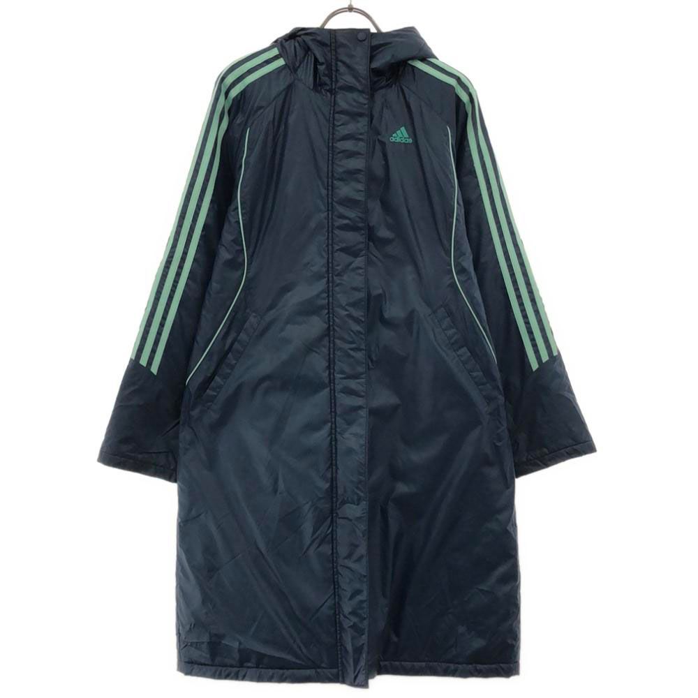 adidas トレーニング フード付 中綿 ベンチコート