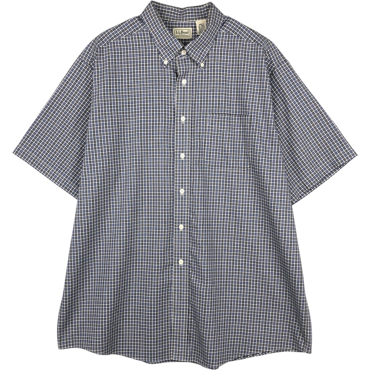 古着 90~00年代 エルエルビーン L.L.Bean 半袖 ボタンダウン チェックシャツ メンズXL相当 ヴィンテージ/eaa655392
