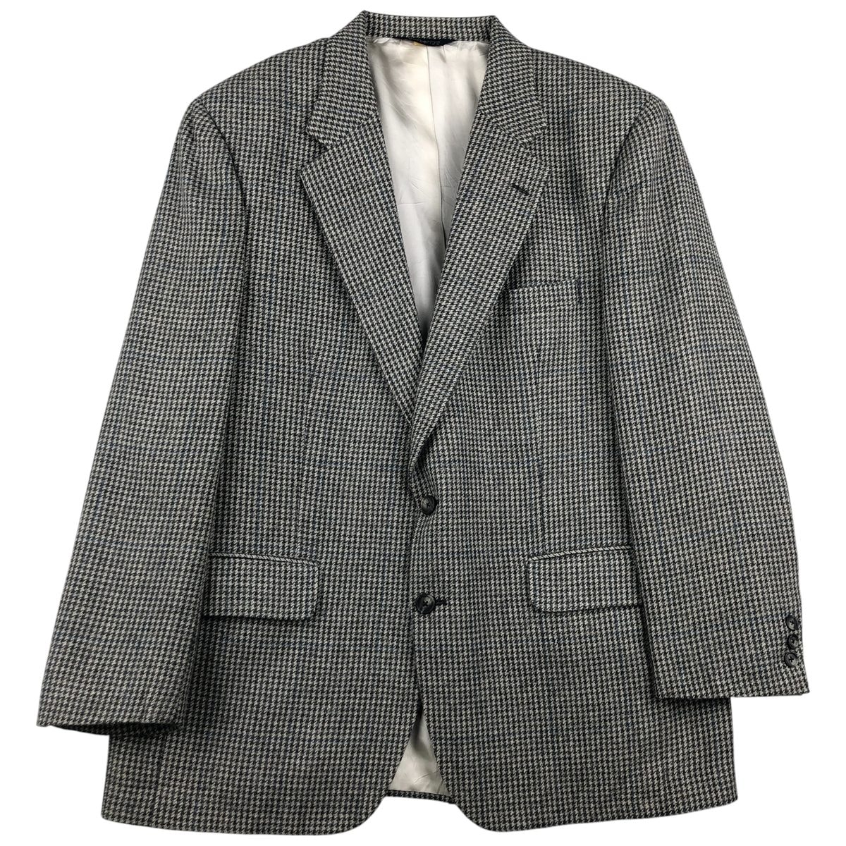 古着 バーバリー Burberry's 千鳥格子柄 ウールテーラードジャケット USA製 メンズM相当/evb032173