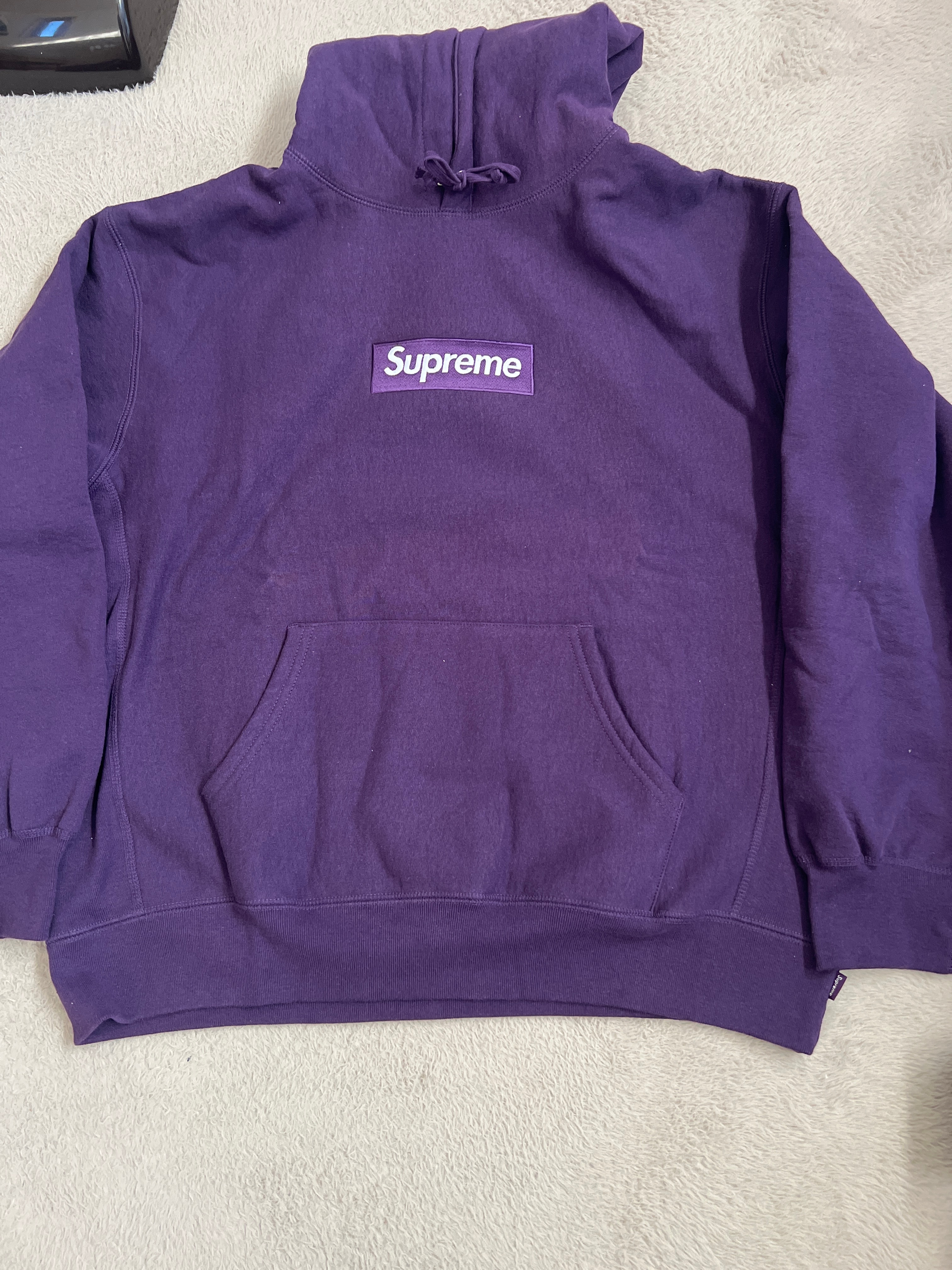 Supreme Box Logo Hooded Sweatshirt "Purple" (23FW)