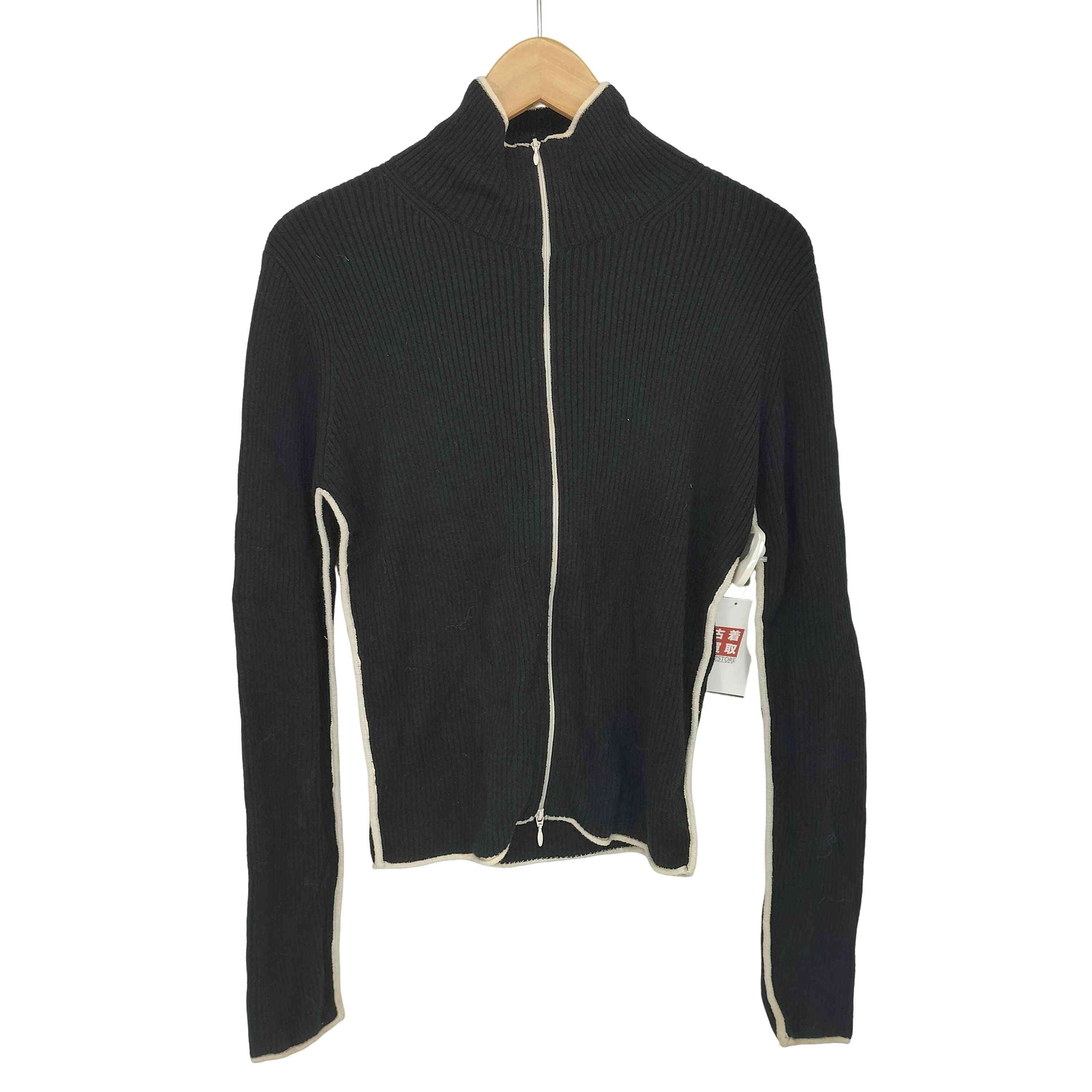 BI COLOR ZIP UP RIB ニット【1142463312746】