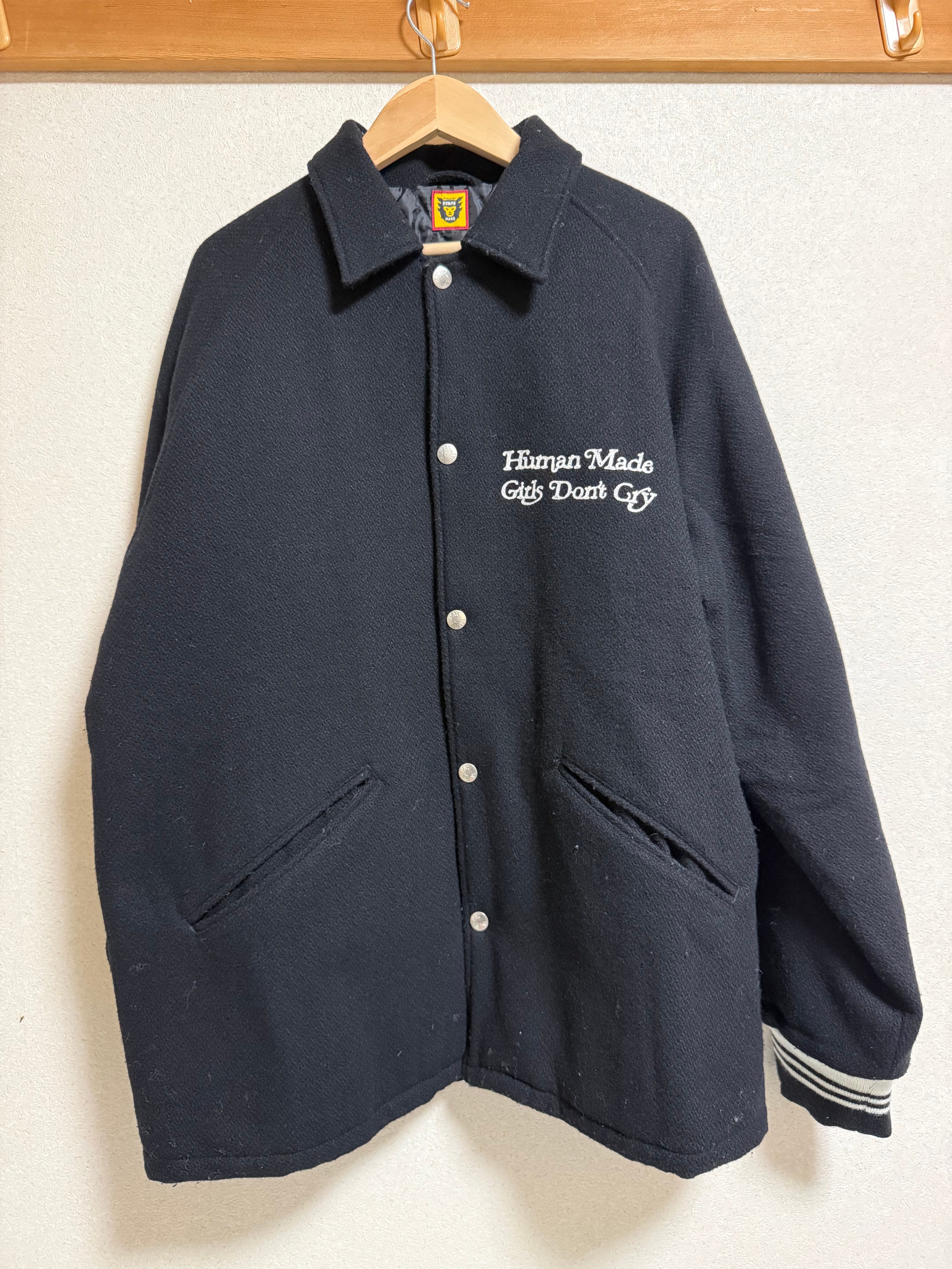 ヒューマンメイド x ガールズドントクライ GDC スタジアム ジャケット "ブラック" / ヴェルディ XX26JK010