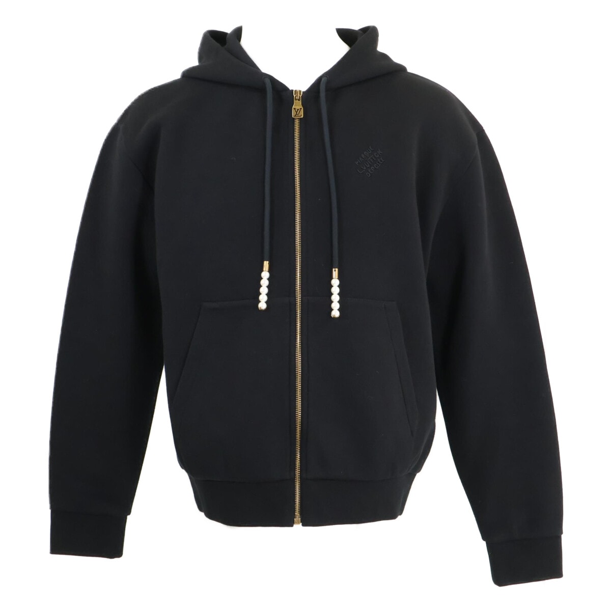 ルイヴィトン 国内正規 1AGILN RM251MQ CFJ HRY42W エンブロイダードジップジャージーフーディ パーカ S