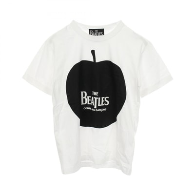 コムデギャルソン COMME des GARCONS COMME des GARCONS × The Beatles 半袖Tシャツ 衣料品 トップス コットン メンズ ホワイト系 / ブラック系 【中古】
