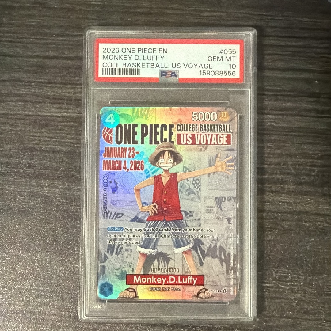 PSA10】モンキー・D・ルフィ：P (開封済) [P-055]【英語版