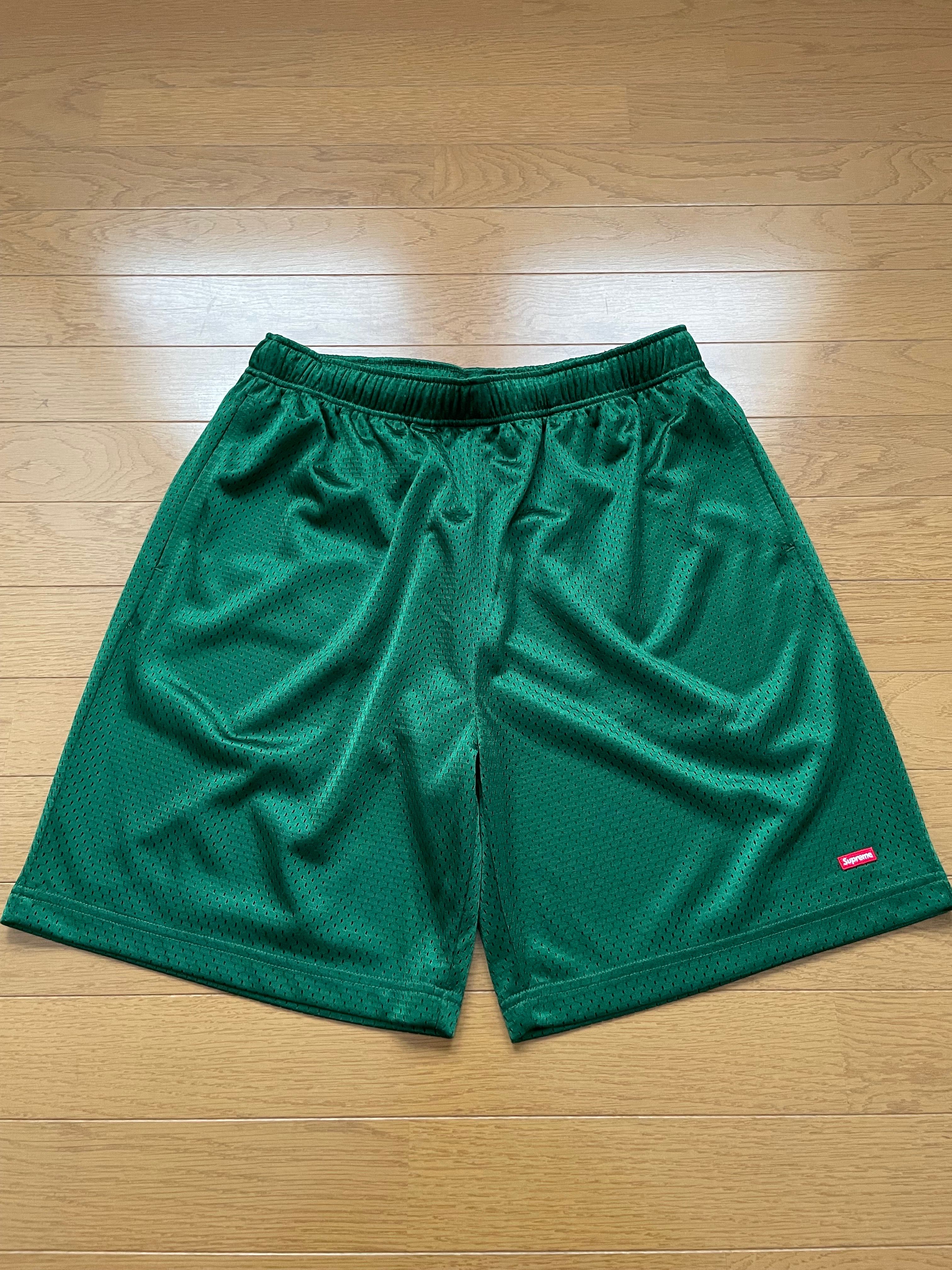 Supreme Small Box Baggy Mesh Short "Green" (24SS)