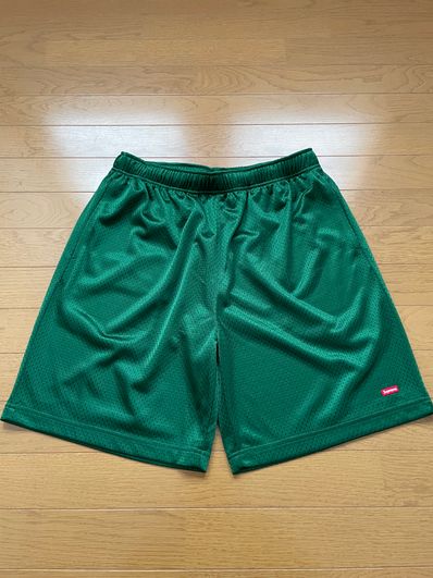 Supreme Small Box Baggy Mesh Short "Green" (24SS)