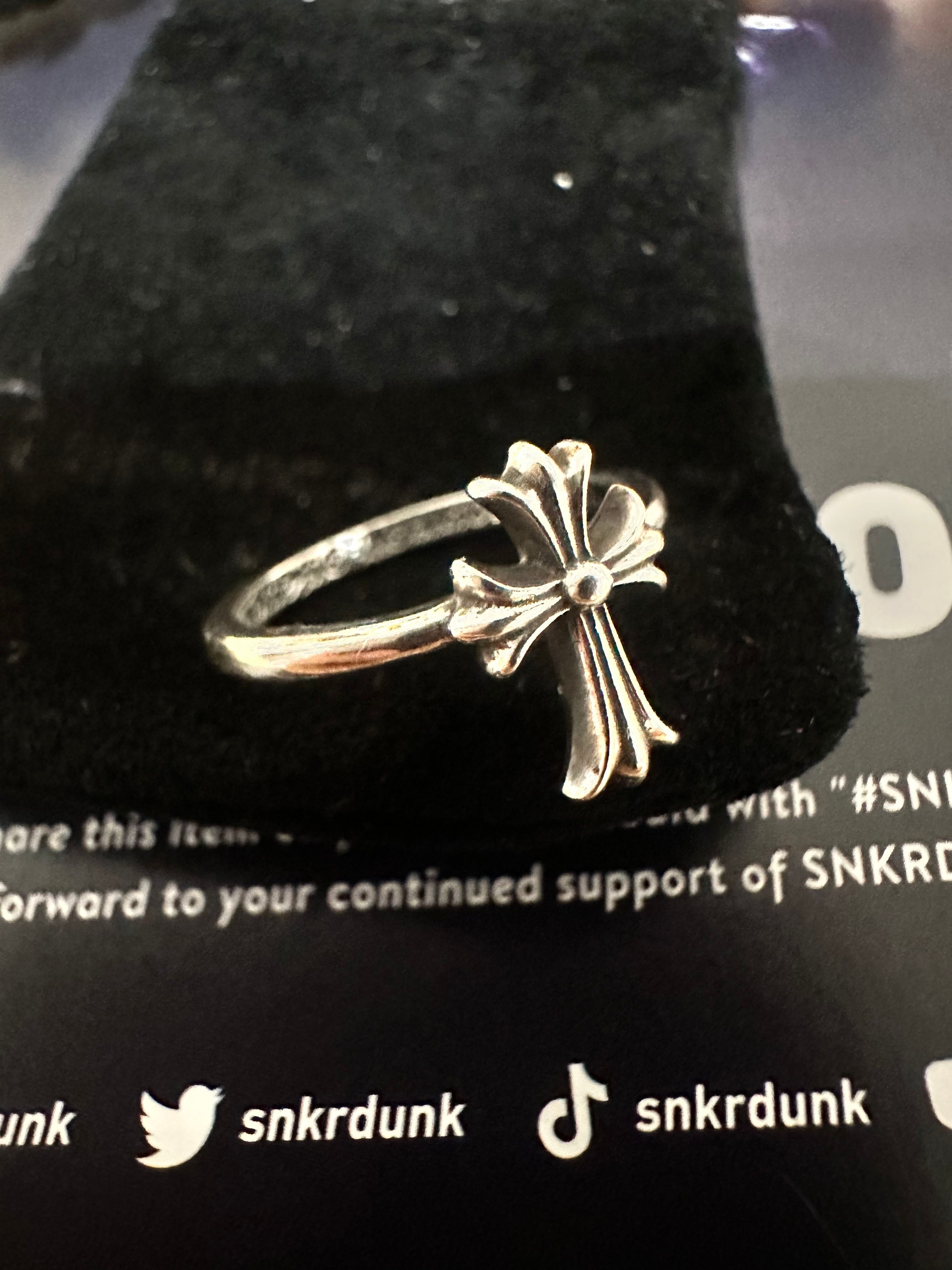 Chrome Hearts Bubble Gum Ring CH Cross "Silver"