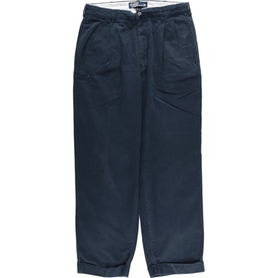 古着 ラルフローレン Ralph Lauren POLO by Ralph Lauren ツータック チノパンツ メンズw32相当/eaa606212