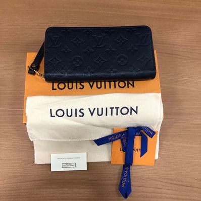 Louis Vuitton Zippy Wallet Monogram Empreinte "Marine Rouge"