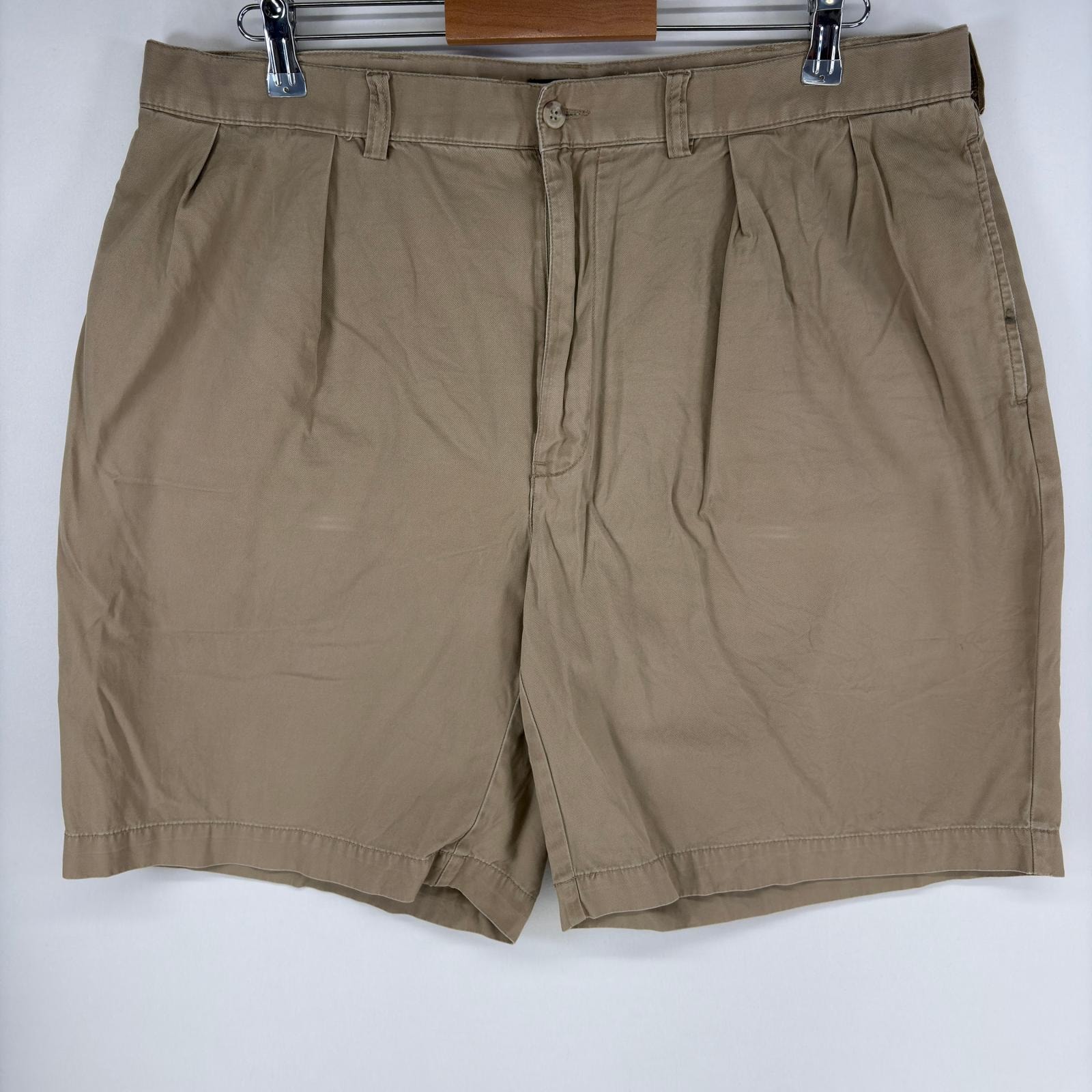 古着 ポロバイラルフローレン Polo by Ralph Lauren パンツ チノ ハーフ TYLER SHORT ジッパーフライ w38  ベージュ系 メンズ