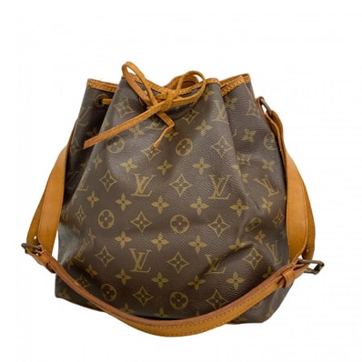 【6dd4873】ルイヴィトン ショルダーバッグ モノグラム プチノエ M42226 ブラウン【中古】レディース