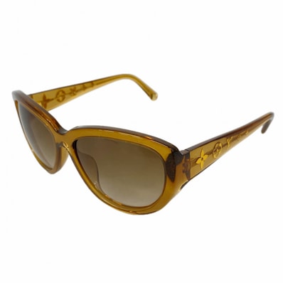 【6dc2472】ルイヴィトン サングラス オプセシオンキャットアイ Z0625E ライトブラウン【中古】レディース