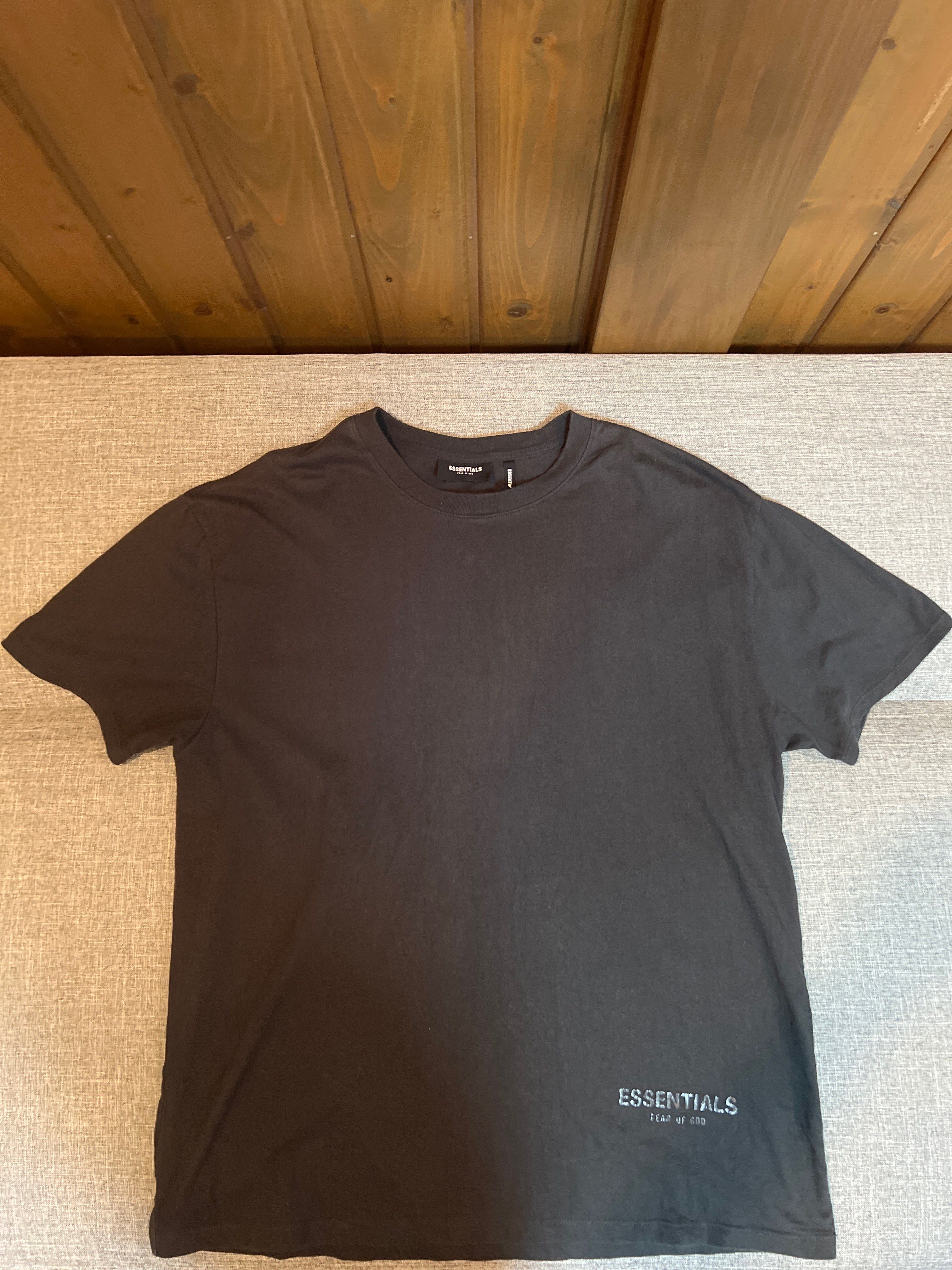 FEAR OF GOD ESSENTIALS 3M Logo Boxy T-shirt "Black"