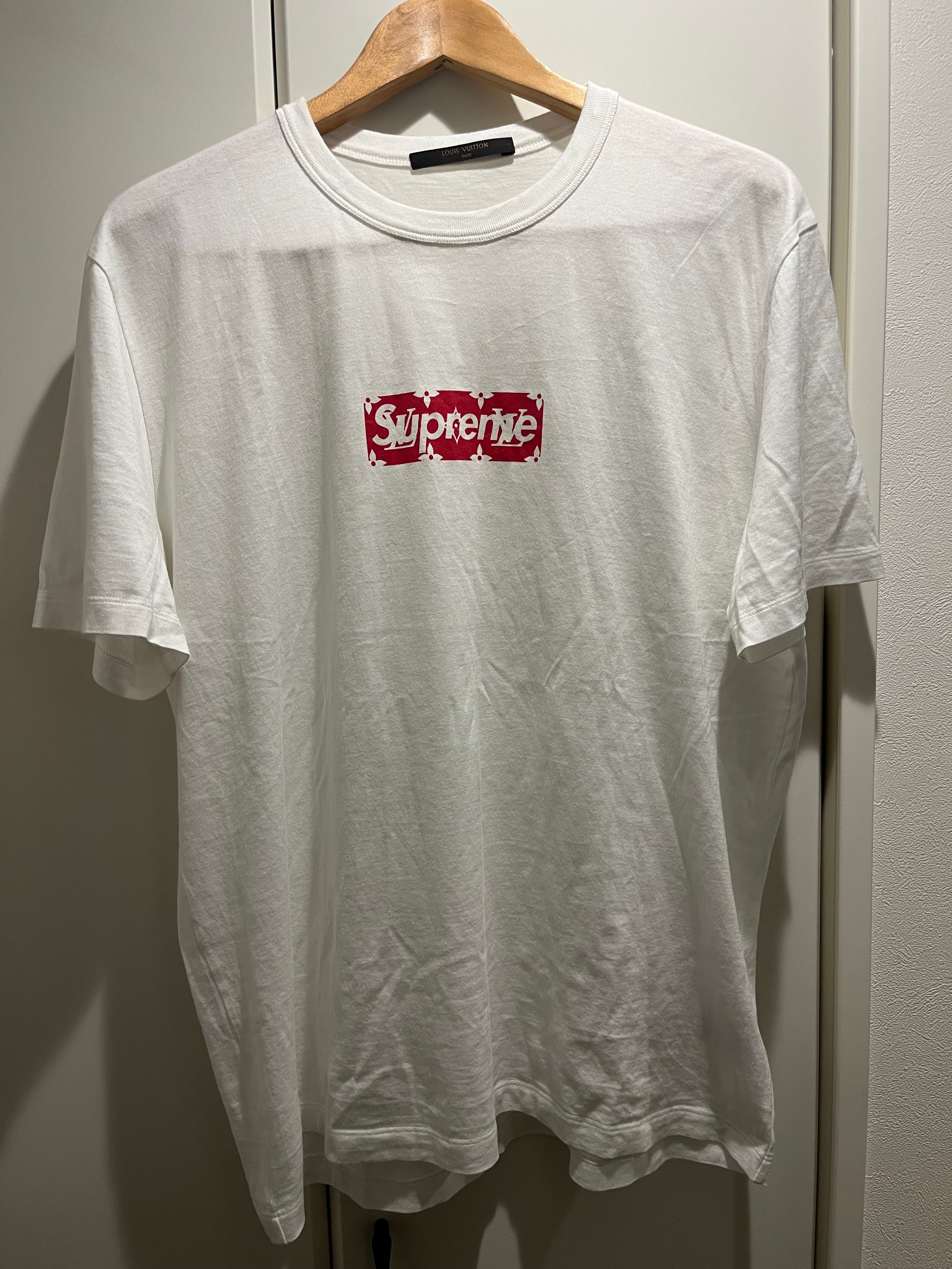 Supreme / Louis Vuitton Box Logo Tee "Red"