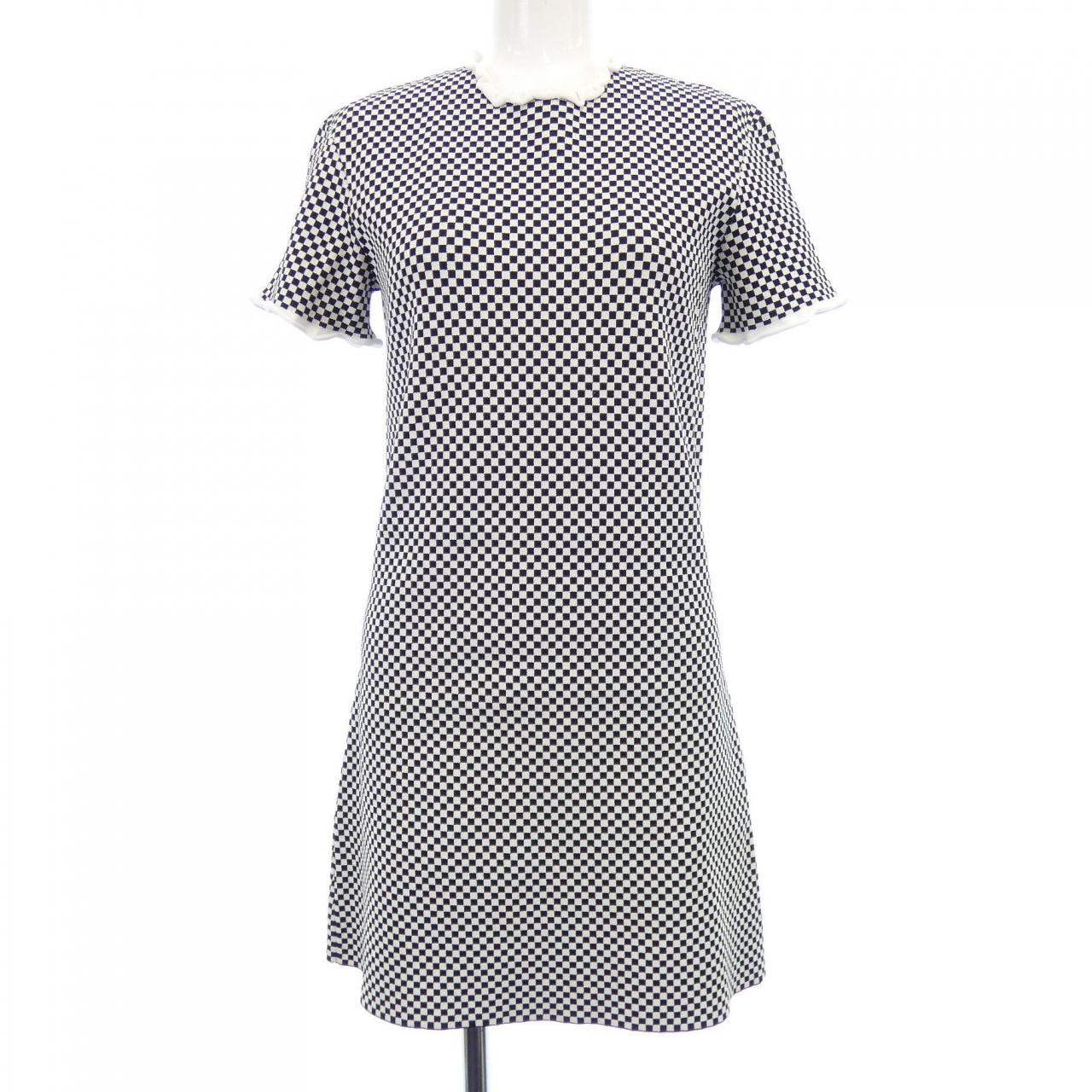 ルイヴィトン LOUIS VUITTON マイクロチェックミニドレス FMKD95LK2 ワンピース