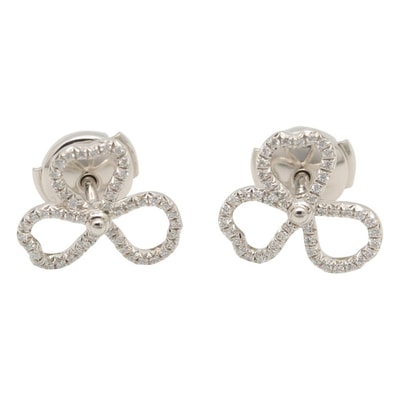 ティファニー TIFFANY&CO ペーパーフラワー ダイヤ ピアス ピアス ジュエリー Pt950プラチナ ダイヤモンド レディース クリア系 / シルバー系 【中古】
