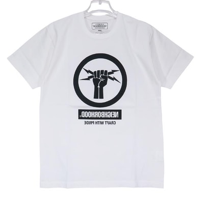 新品 NEIGHBORHOOD ネイバーフッド 20SS FORCE/C-TEE.SS 201PCNH-ST04S フォース Tシャツ ショートスリーブ ホワイト 半袖 白 サイズM