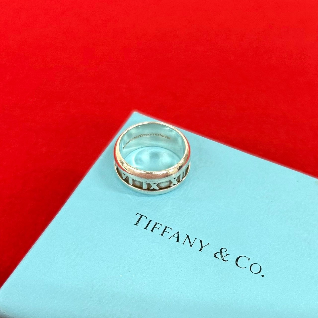TIFFANY&Co. ティファニー アトラス リング シルバー925 リング・指輪 15号 シルバー
37081
