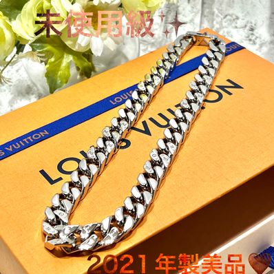 ルイヴィトン コリエLVチェーンリングス ネックレス メンズ ビトン アブロー