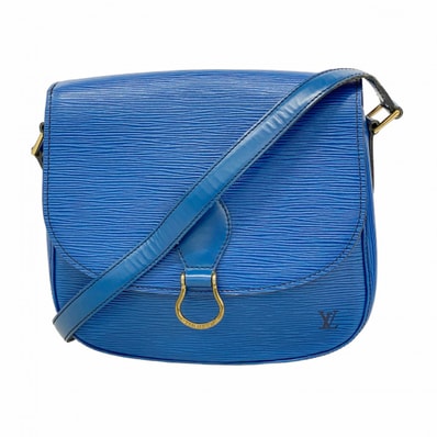 【6dc2424】ルイヴィトン ショルダーバッグ エピ サンクルー M52195 トレドブルー【中古】レディース
